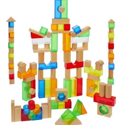 Excellerations® Wood & Light Blocks - 200pcs