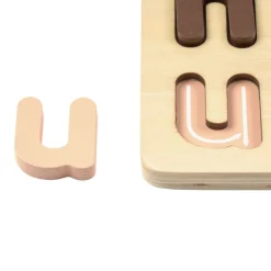 Excellerations® WoodWonders™ Alphabet Puzzles Natural - Set of 2
