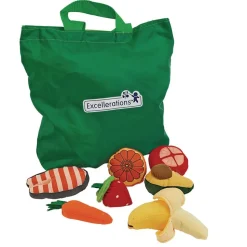 Excellerations® Yummy Plush Pretend Play Food - 25 Pieces