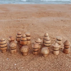 ExploreNook™ Small World - Wooden Multi-Figure Set of 16