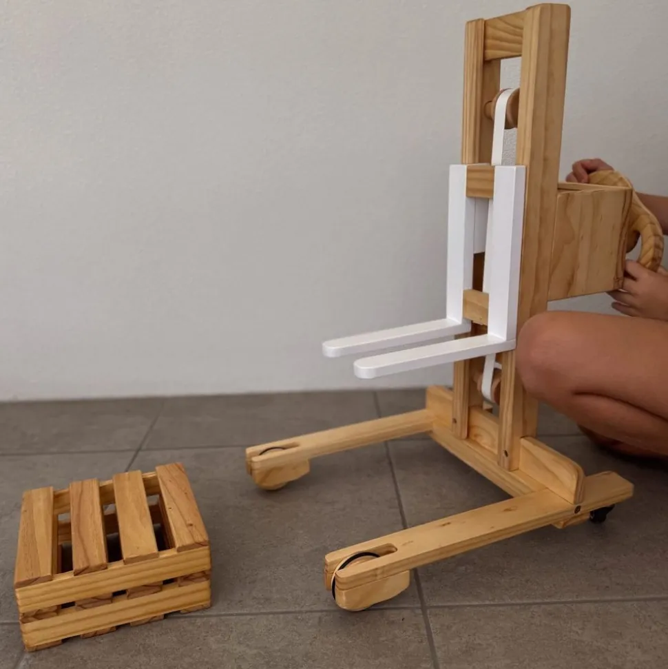 Explore Nook™ Wooden Forklift & Pallets