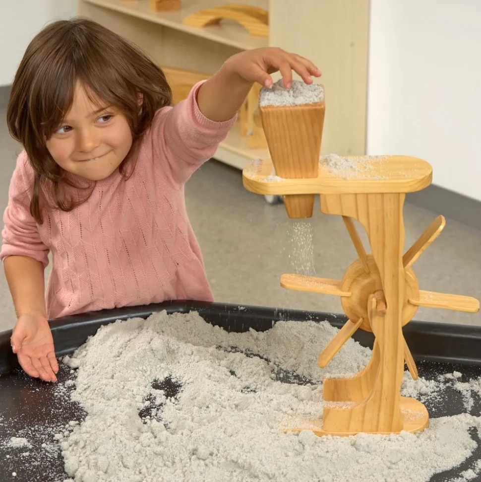 ExploreNook™ Wooden Sand & Water Wheel