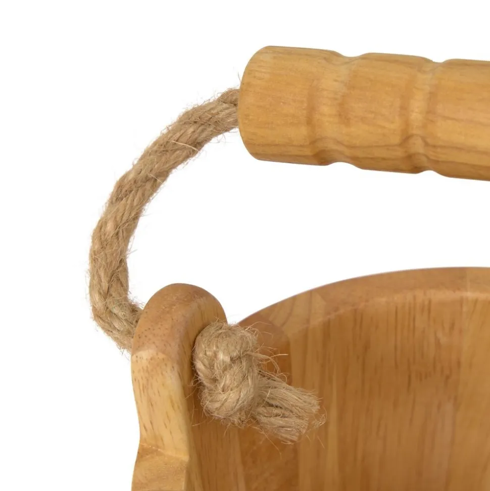 ExploreNook™ Wooden Sand & Water Bucket & Scoop - Turtle