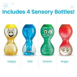 Express Your Feelings™ Sensory Bottles - Happy, Sad, Scared & Angry