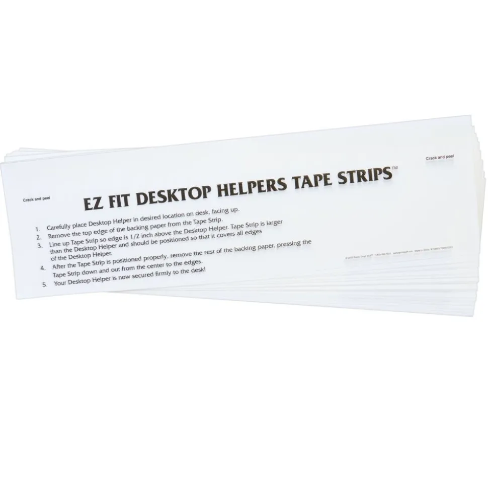 EZ Fit Desktop Helper Tape Strips™ - Set of 36