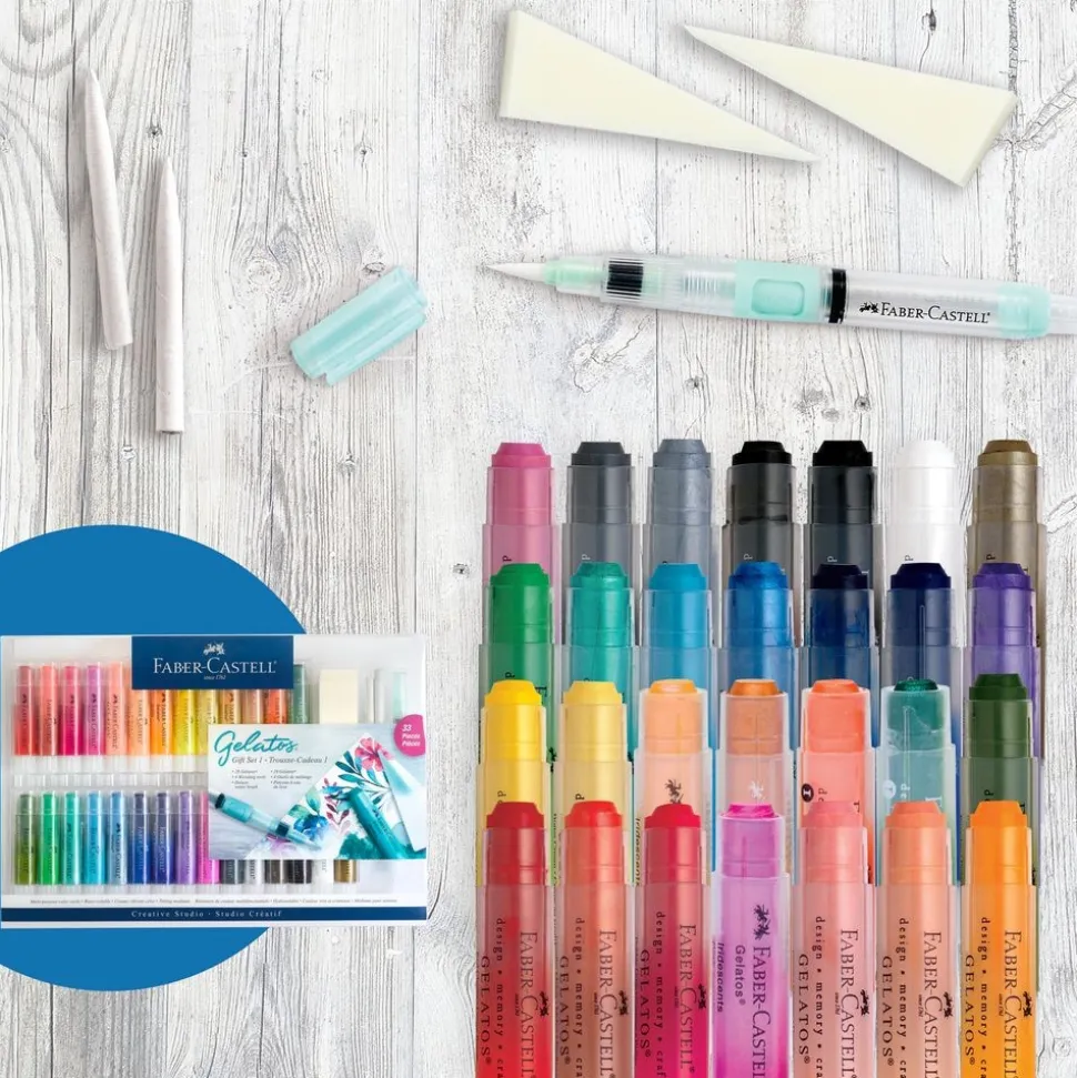 Faber-Castell Gelatos Gift Set - 34 Pieces