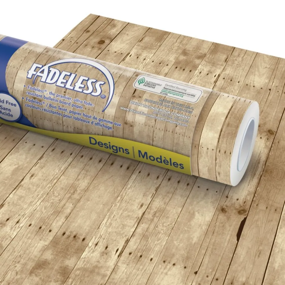 Fadeless® Design Paper Rolls - Weathered Wood