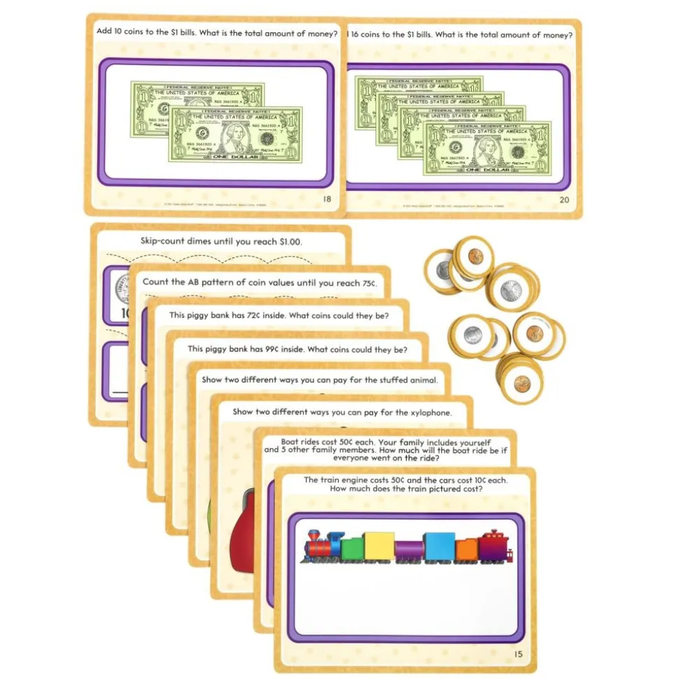 Family Engagement Math - Practice, Solve & Play Pack - Second Grade