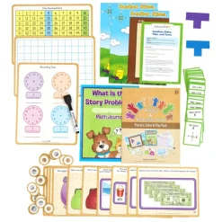 Family Engagement Math - Practice, Solve & Play Pack - Second Grade