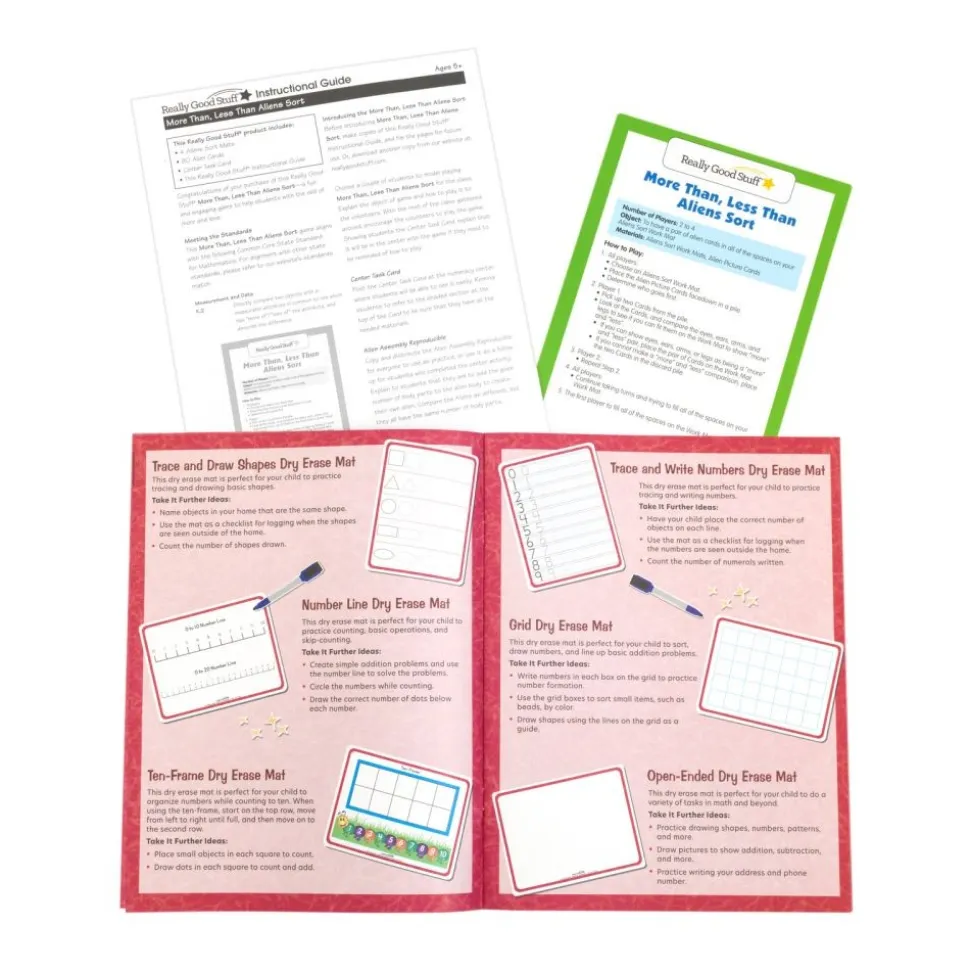 Family Engagement Math - Practice, Solve & Play Pack - Kindergarten