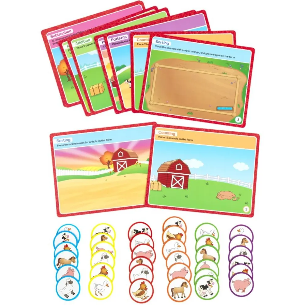 Family Engagement Math - Practice, Solve & Play Pack - Kindergarten