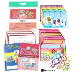 Family Engagement Math - Practice, Solve & Play Pack - Kindergarten