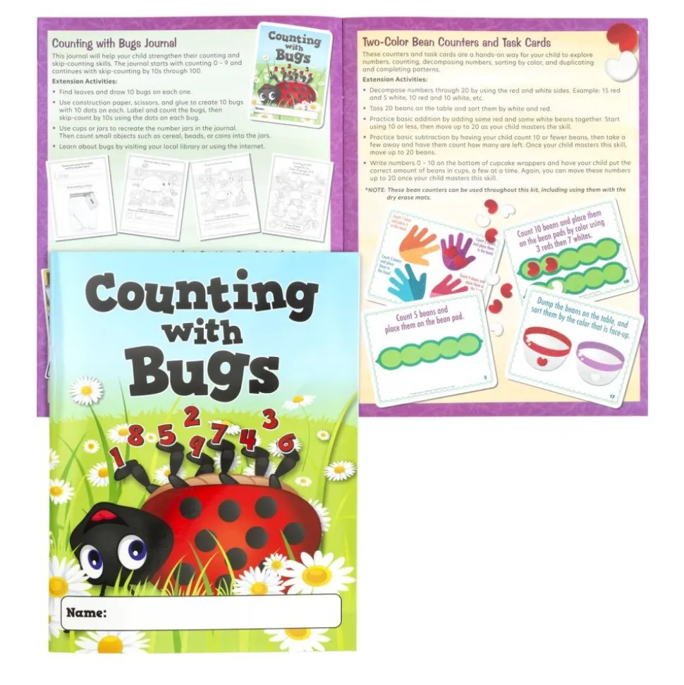 Family Engagement Math - Practice, Solve & Play Pack - PreK