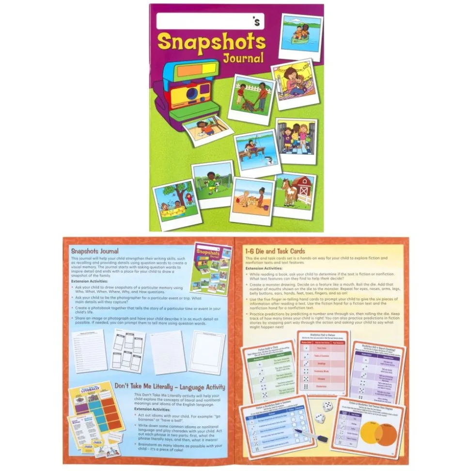 Family Engagement Reading - Read, Write and Play Pack - Fourth Grade