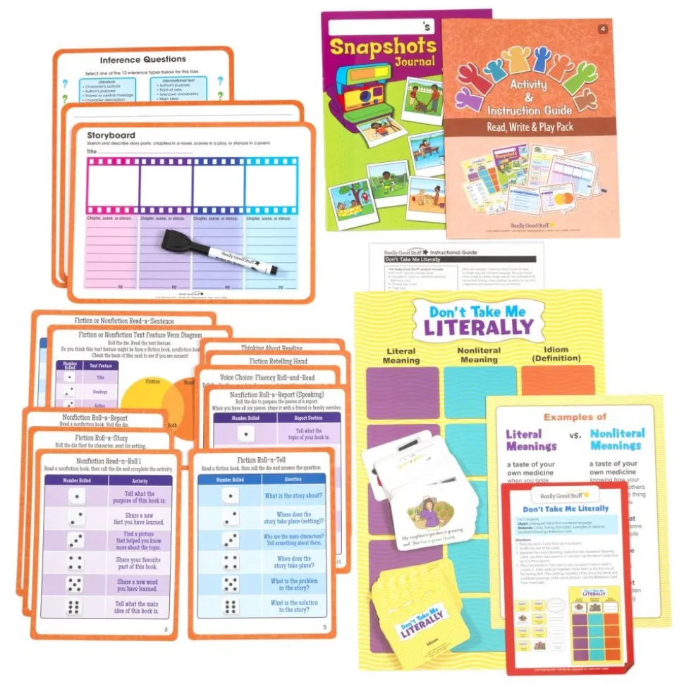 Family Engagement Reading - Read, Write and Play Pack - Fourth Grade
