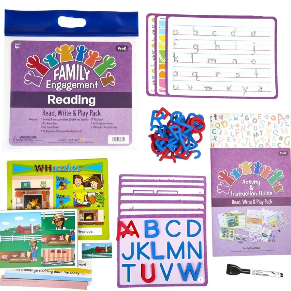 Family Engagement Reading - Read, Write and Play Pack - PreK