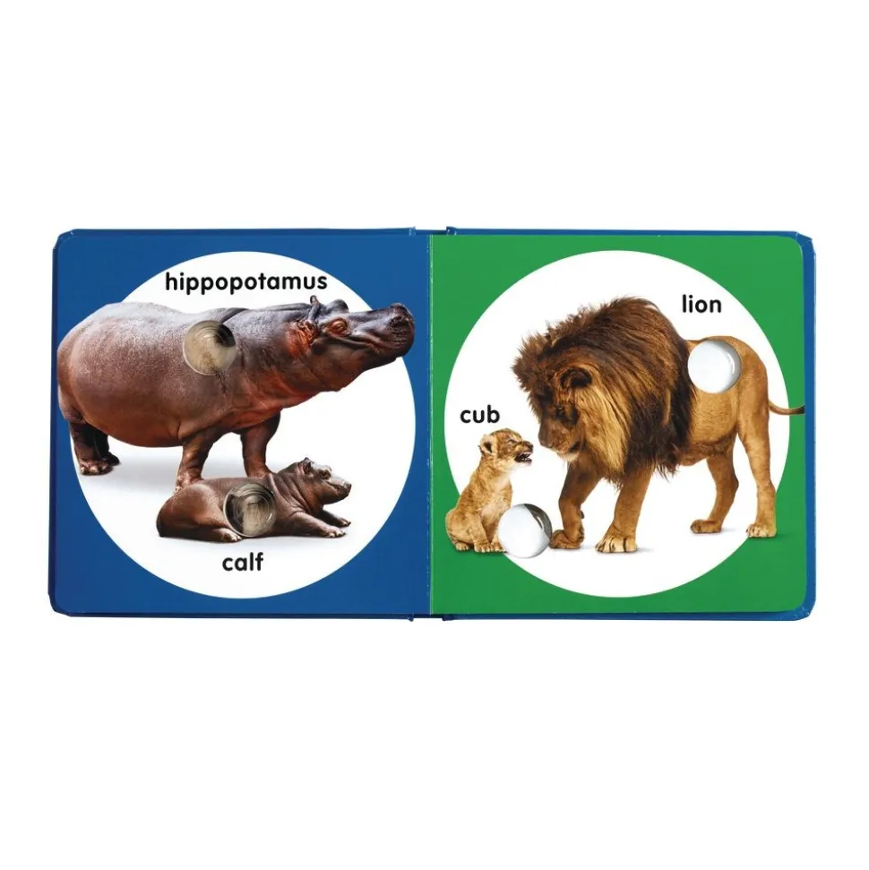 Felt Zoo Set with Books - 4 items, 64 pieces