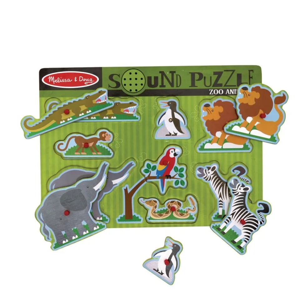 Felt Zoo Set with Books - 4 items, 64 pieces