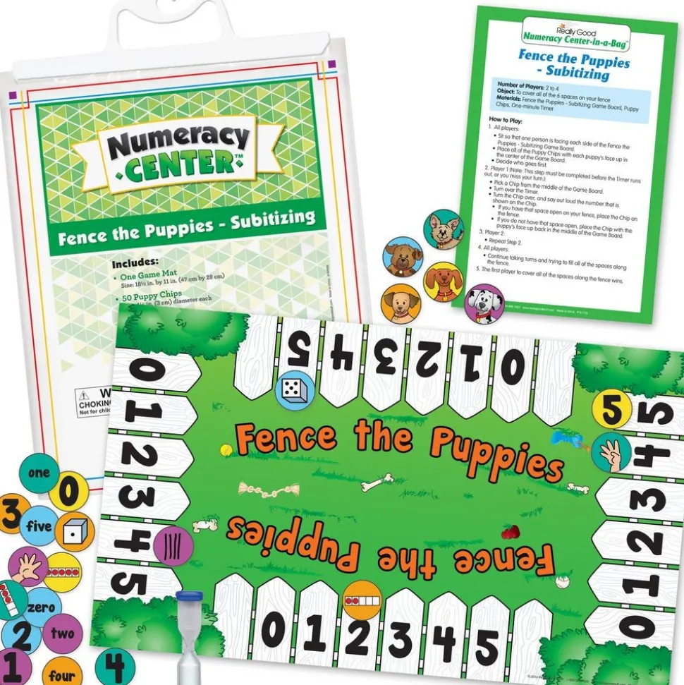 Fence The Puppies - Subitizing Numeracy Center™