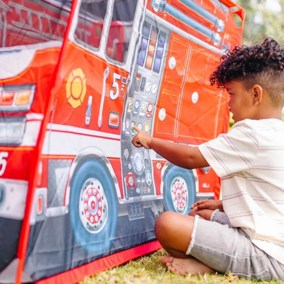 Fire Truck Play Tent