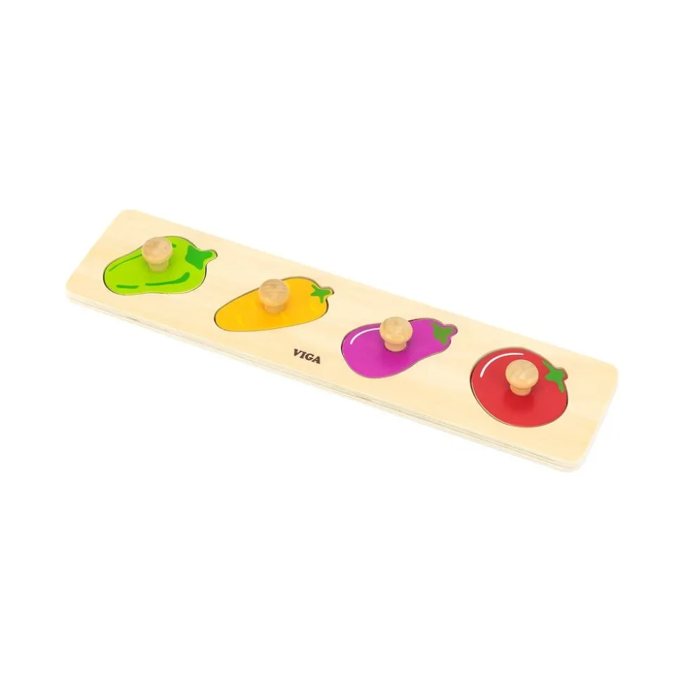Flat Puzzle - 12 Piece Set with Storage Shelf