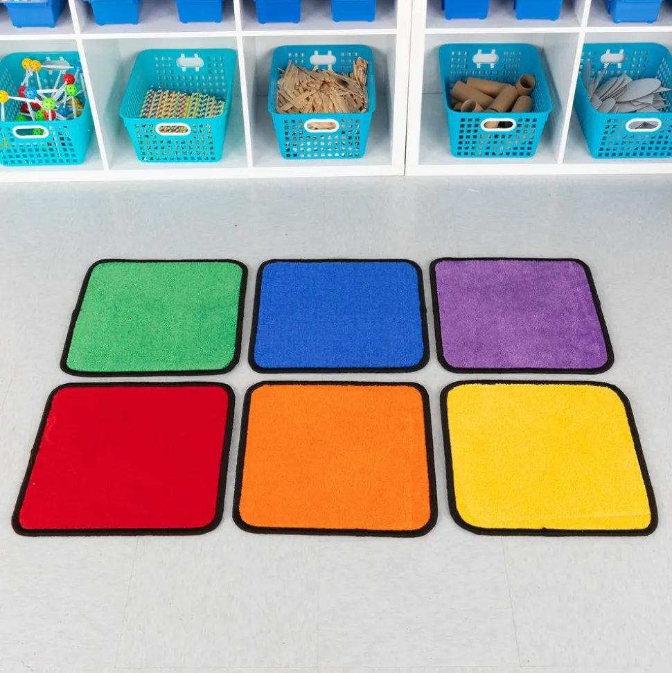 Flexible Seating Squares, 6 Colors