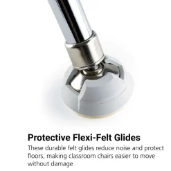 Flexi-Felt® Glides - 100pk - 1/2"H or More Swivel