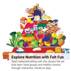 Food Pyramid Felt Set