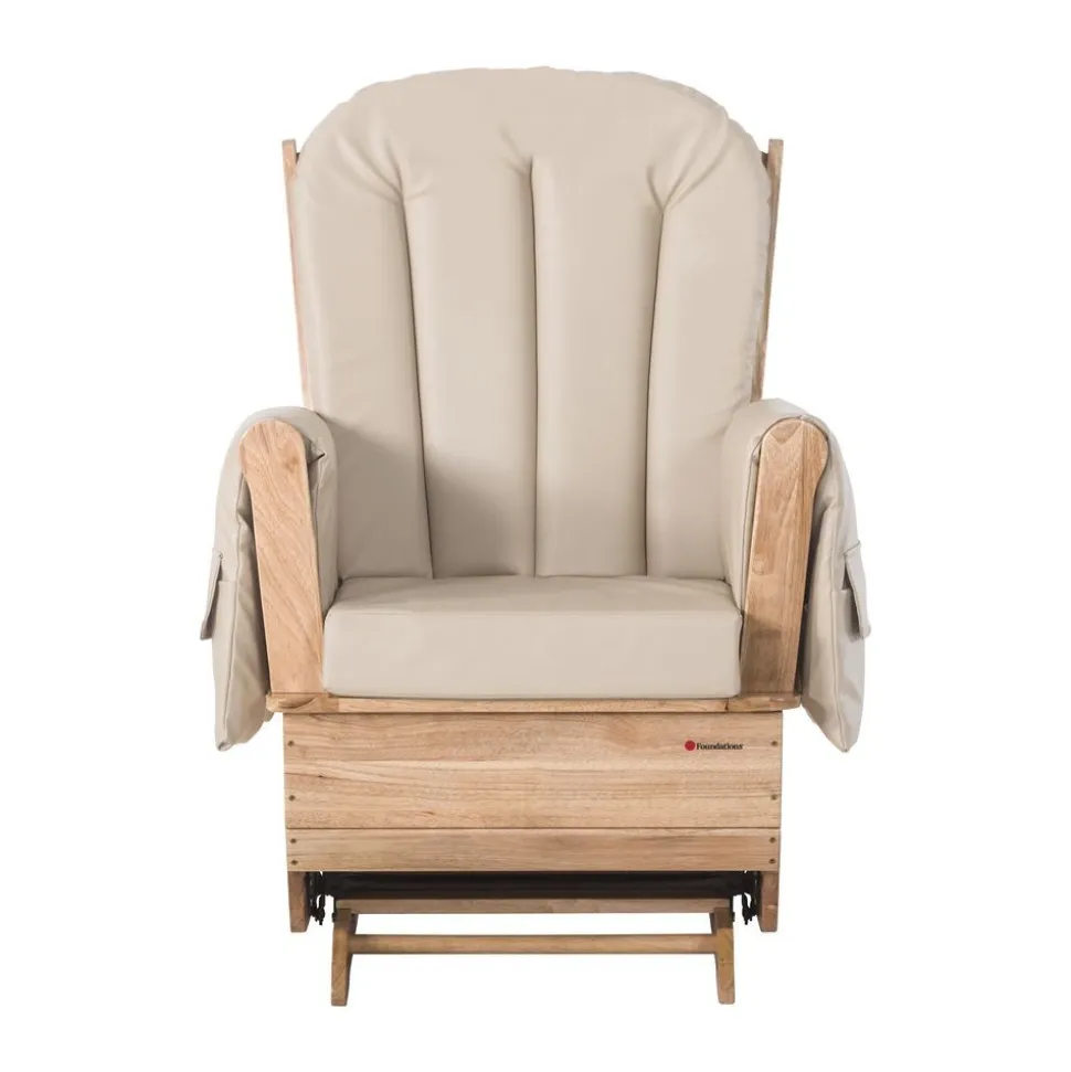 Foundations® SafeRocker Glider, Tan Vinyl Cushion