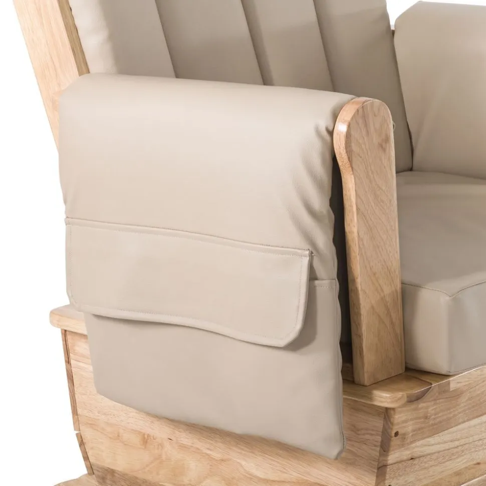 Foundations® SafeRocker Glider, Tan Vinyl Cushion