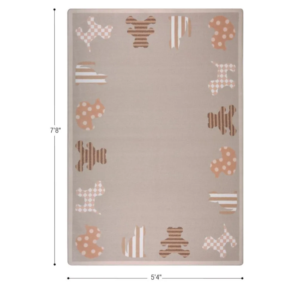 Frisky Friends™ Carpet - 5'4" x 7'8" - Beige