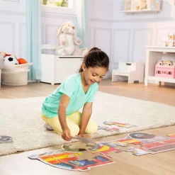 Giant Fire Truck Floor Puzzle