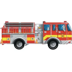 Giant Fire Truck Floor Puzzle