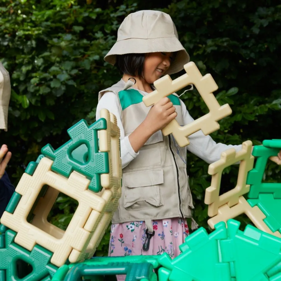 Giant Polydron Dinosaur Construction Set - 130pcs