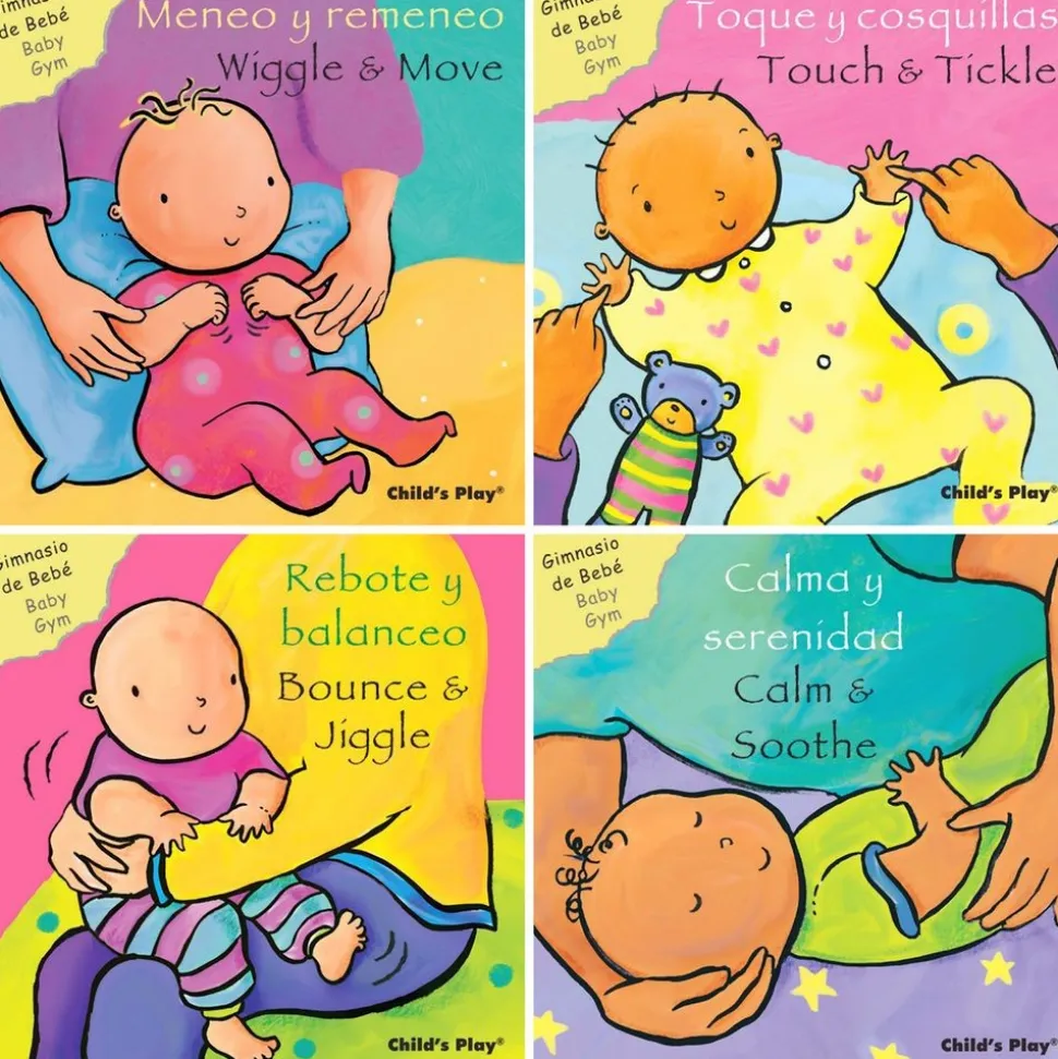 Gimnasio De Bebe/Baby Gym Bilingual Books, Set of 4