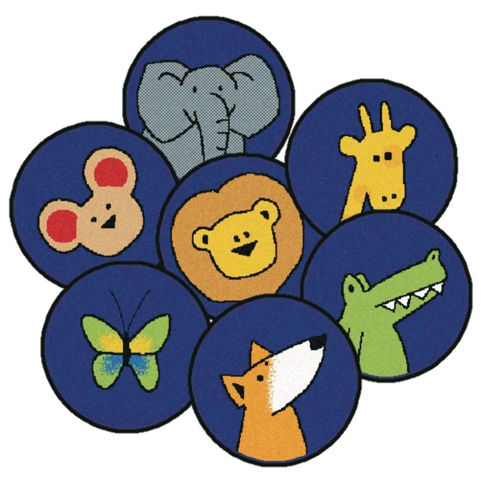 God's Animals 12" Rounds - Set of 20 Kids Value PLUS Carpets