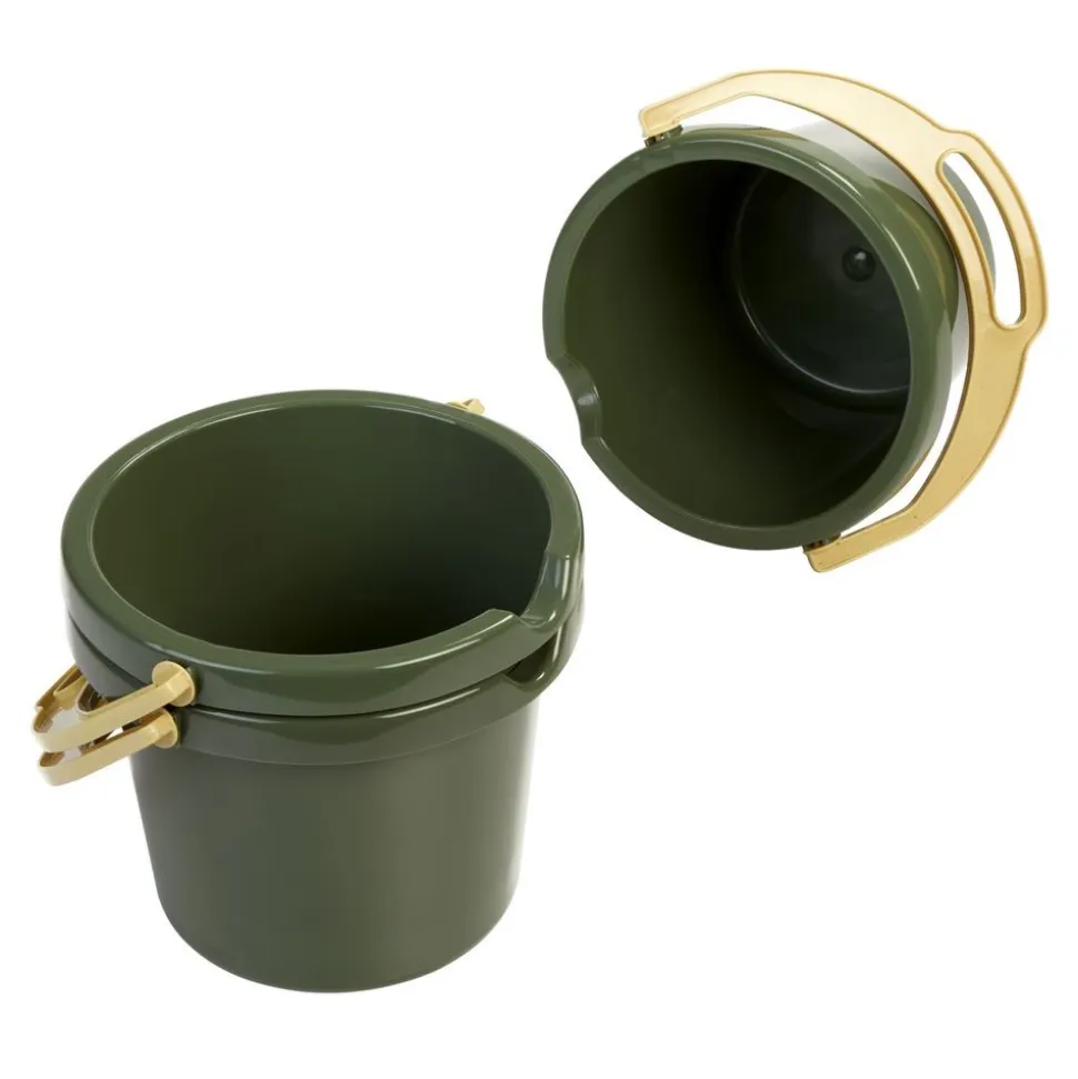 Green Bean Bucket with lip - Set of 3