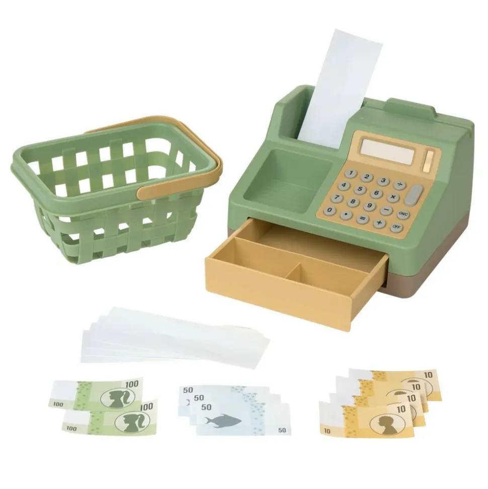 Green Garden Cash Register & Basket