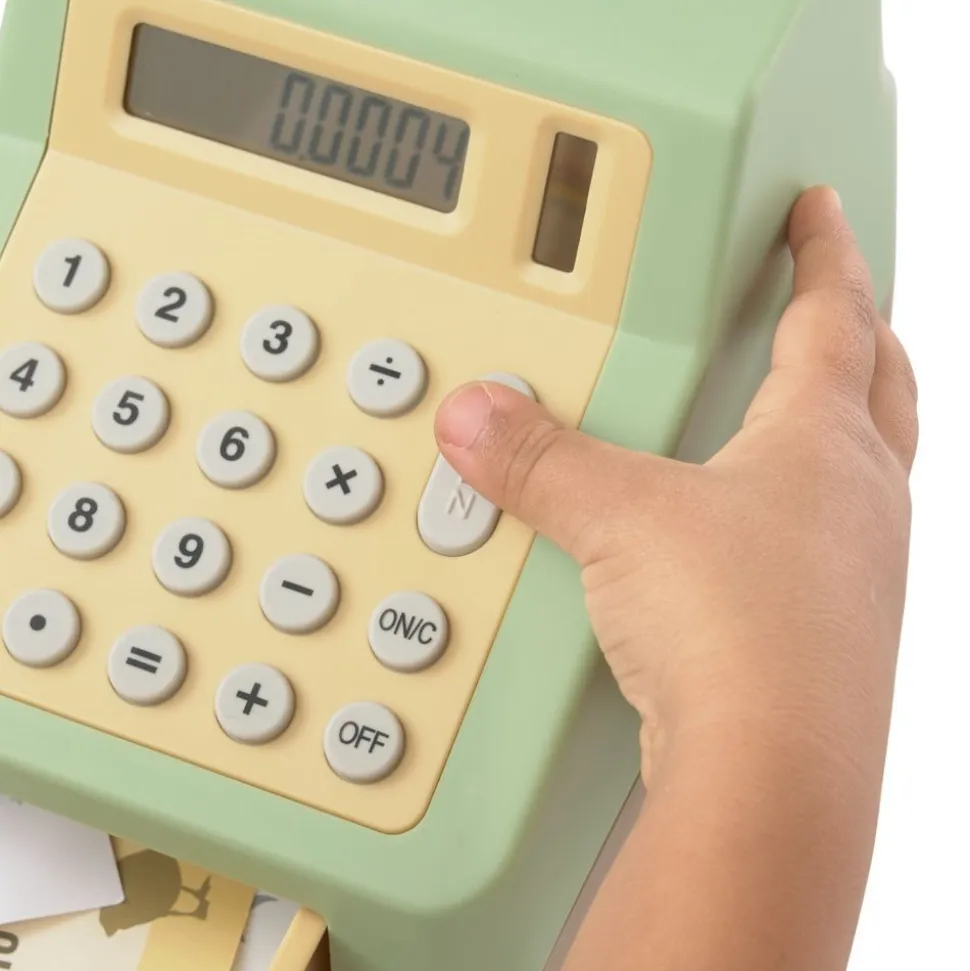 Green Garden Cash Register & Basket