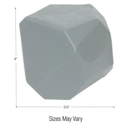 Grey Bioplastic Boulders - Set of 20