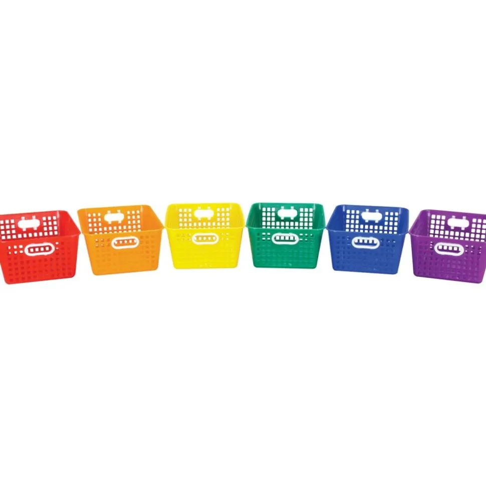 Group Colors For 6 - Book Baskets, Large - 6 baskets