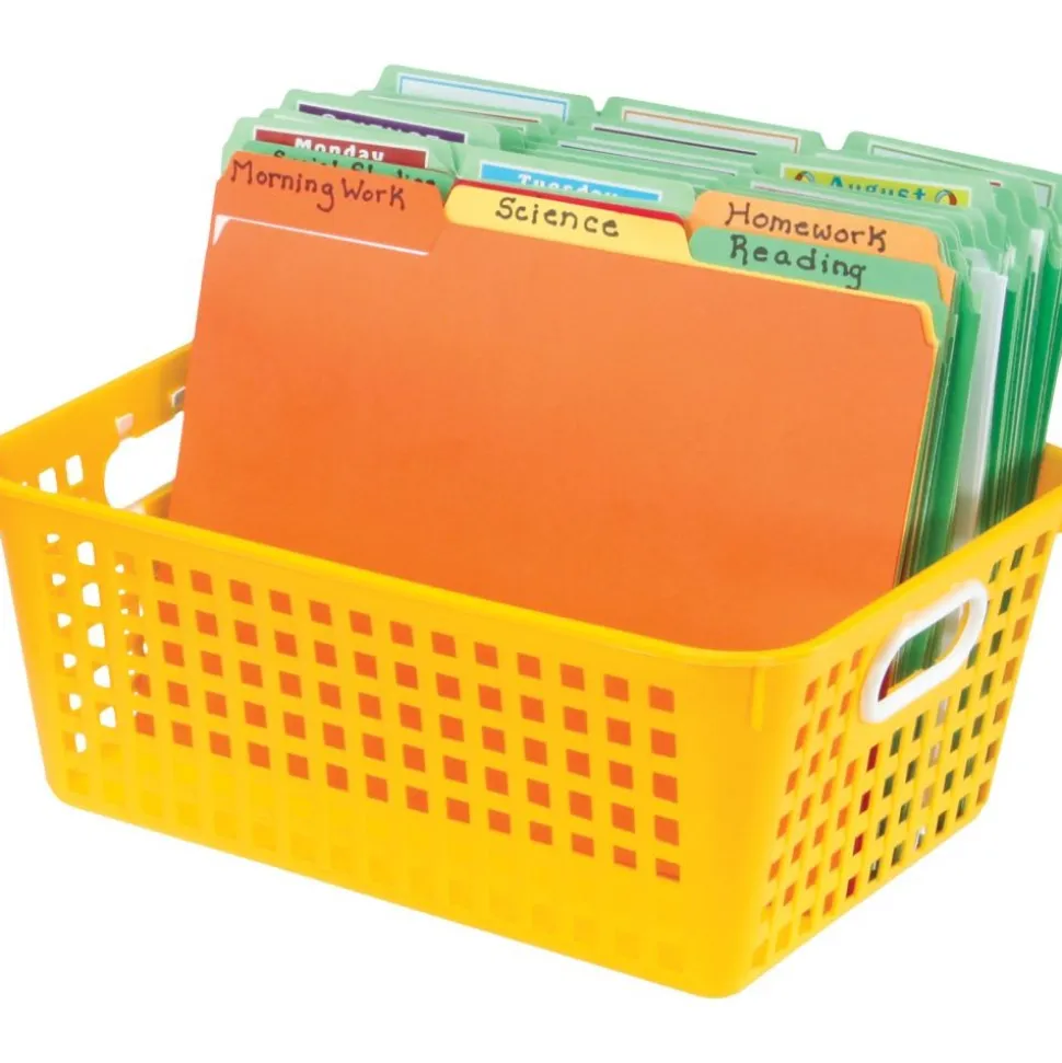 Group Colors For 6 - Book Baskets, Large - 6 baskets