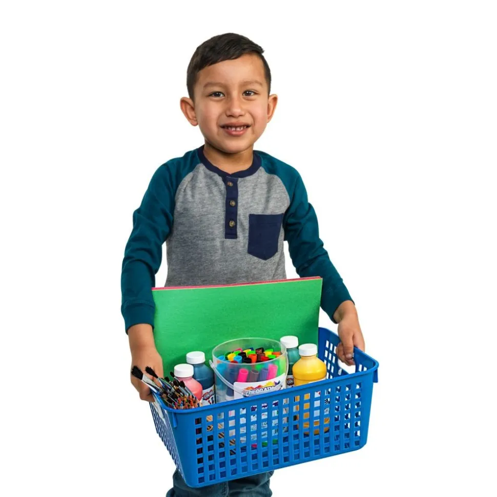 Group Colors For 6 - Book Baskets, Large - 6 baskets