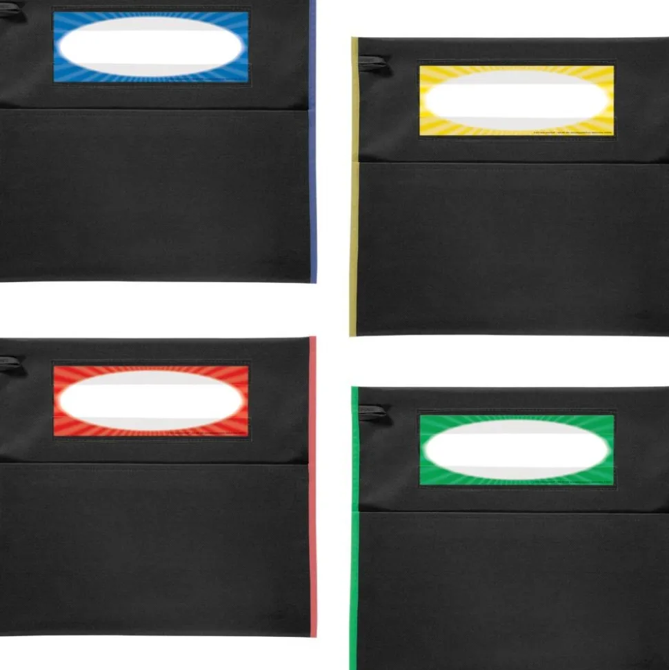 Grouping Chair Pockets Black - 48 Pack - 4 Group Colors
