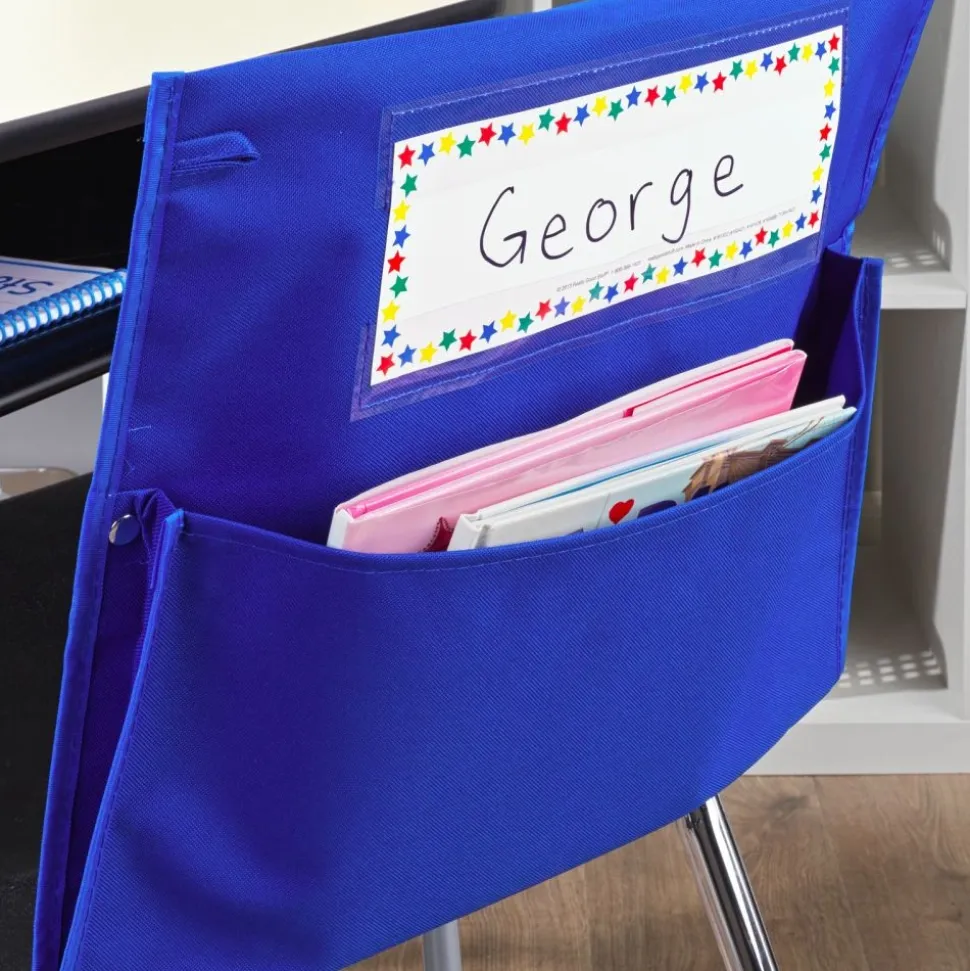 Grouping Chair Pockets -24 Pack - 6 Group Colors