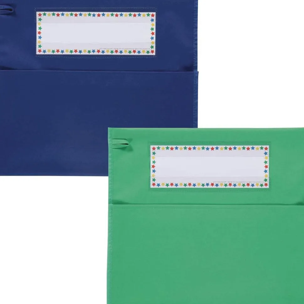 Grouping Chair Pockets - 6 Pack - 6 Group Colors - Assorted