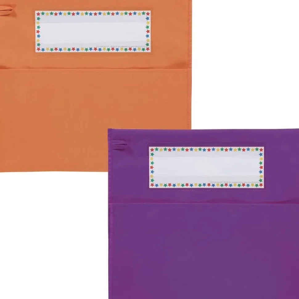Grouping Chair Pockets - 6 Pack - 6 Group Colors - Assorted