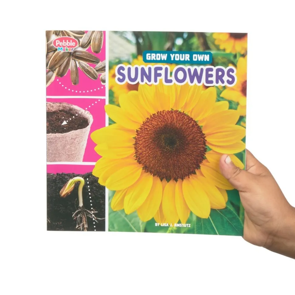 Grow Your Own Basil, Green Beens, Sunflowers, & Tomatoes - 4 books