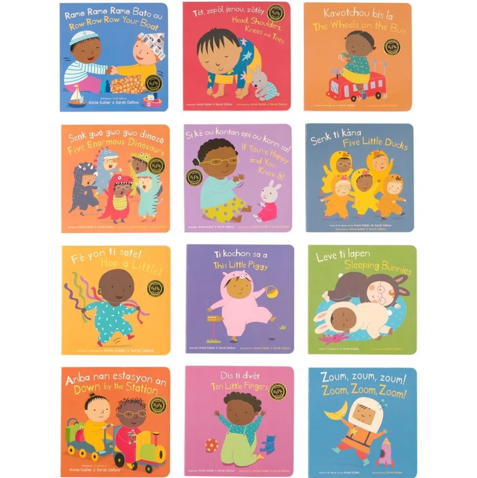 Haitian Creole Board Books Complete Set - 12 books