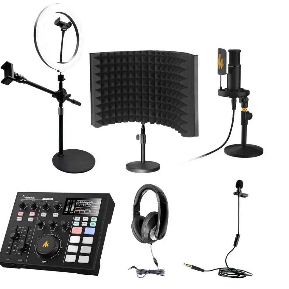 HamiltonBuhl® Media Production Content Creation Tool Kit #3 with XLR Mic